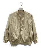 JOURNAL STANDARD relumeジャーナルスタンダード レリューム）の古着「ウォッシャブルナイロンタッサーMA-1」｜ベージュ