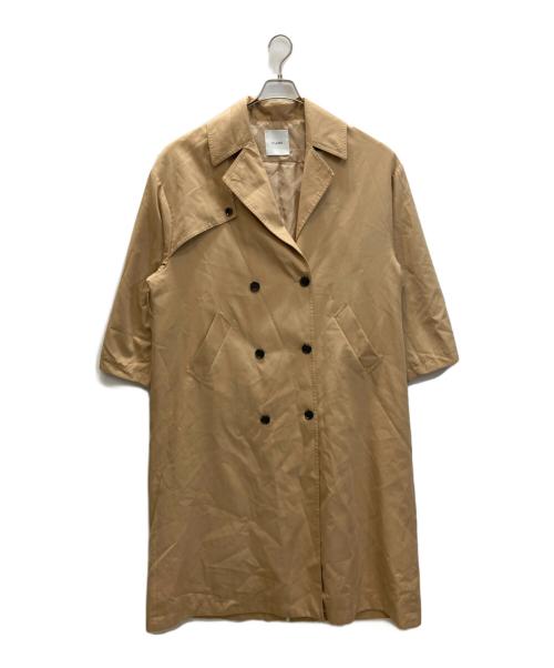 CLANE（クラネ）CLANE (クラネ) BACK FRILL TRENCH COAT ベージュ サイズ:2の古着・服飾アイテム
