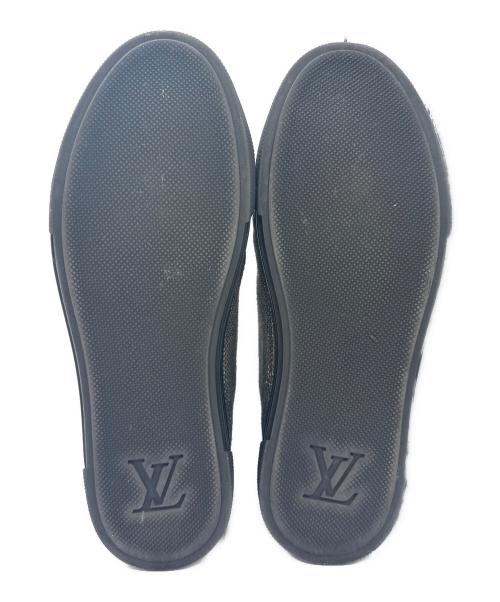 LOUIS VUITTON（ルイ ヴィトン）LOUIS VUITTON (ルイ ヴィトン) LVロゴ ハイカット ラメ スニーカー ゴールド サイズ:SIZE 35 1/2の古着・服飾アイテム