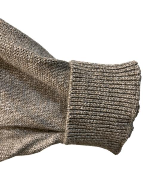 Denham（デンハム）Denham (デンハム) WASH KNIT CREW / 薄手ニット グレー サイズ:Ｌの古着・服飾アイテム