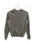 Denham (デンハム) WASH KNIT CREW / 薄手ニット グレー サイズ:Ｌ：3500円