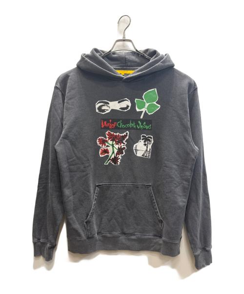 UNION（ユニオン）UNION (ユニオン) Chocolate Jesus (チョコレートジーザス) コラボプリントパーカー ブラック サイズ:SIZE 2の古着・服飾アイテム