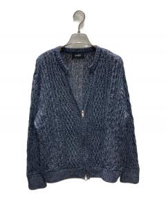 zucca パープルニットコート 1990年代 中古・古着通販】ZUCCA (ズッカ) マルチストライプニット