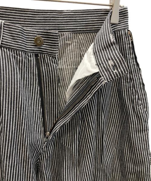 TIGHTBOOTH PRODUCTION（タイトブースプロダクション）TIGHTBOOTH PRODUCTION (タイトブースプロダクション) HICKORY PAINTER BALLOON PANTS ネイビー×ホワイト サイズ:SIZE Mの古着・服飾アイテム