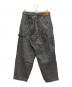 TIGHTBOOTH PRODUCTION (タイトブースプロダクション) HICKORY PAINTER BALLOON PANTS ネイビー×ホワイト サイズ:SIZE M：18000円
