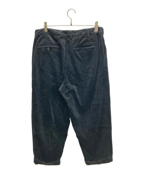 BEAMS PLUS（ビームスプラス）BEAMS PLUS (ビームスプラス) コーデュロイワイドパンツ ブラック サイズ:Ⅼの古着・服飾アイテム