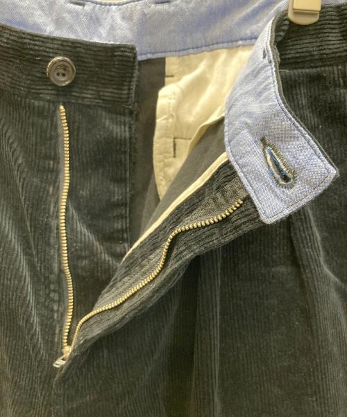 BEAMS PLUS（ビームスプラス）BEAMS PLUS (ビームスプラス) コーデュロイワイドパンツ ブラック サイズ:Ⅼの古着・服飾アイテム