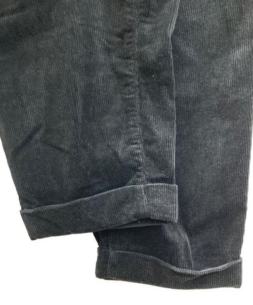 BEAMS PLUS（ビームスプラス）BEAMS PLUS (ビームスプラス) コーデュロイワイドパンツ ブラック サイズ:Ⅼの古着・服飾アイテム