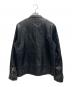 BEAMS HEART (ビームスハート) ラムレザー シングルライダースジャケット ブラック サイズ:SIZE XL：8000円