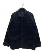 BEAMSビームス）の古着「コーデュロイ カー コーチジャケット」｜ブラック