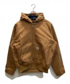 CarHarttカーハート）の古着「アクティブジャケット Quilted Flannel Lined DUCK ACTIVE Jacket」｜ブラウン