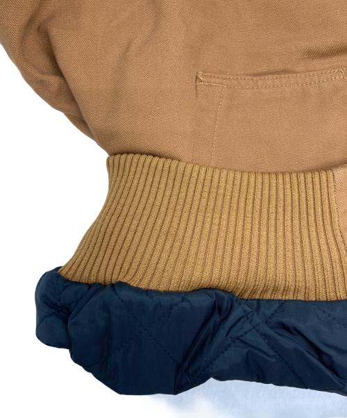 CarHartt（カーハート）CarHartt (カーハート) アクティブジャケット Quilted Flannel Lined DUCK ACTIVE Jacket ブラウン サイズ:Lの古着・服飾アイテム