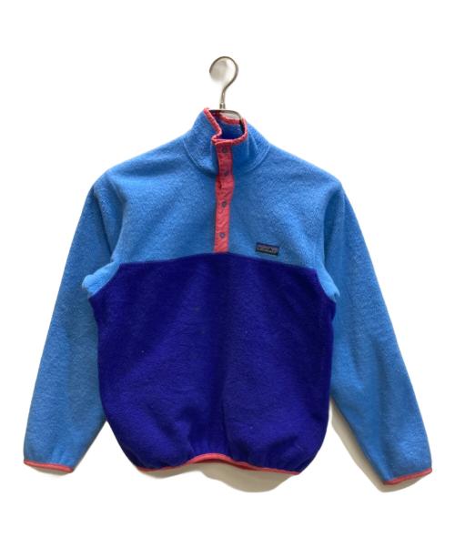 Patagonia（パタゴニア）Patagonia (パタゴニア) 80s シンチラスナップT ブルー サイズ:Sの古着・服飾アイテム