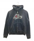 LA FAMラファム）の古着「ジップパーカー」｜ブラック