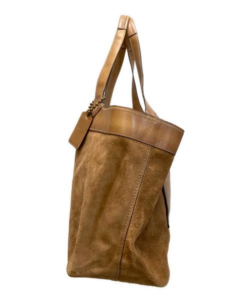 COACH（コーチ）COACH (コーチ) レザートートバッグ ブラウンの古着・服飾アイテム