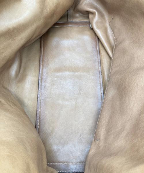 COACH（コーチ）COACH (コーチ) レザートートバッグ ブラウンの古着・服飾アイテム