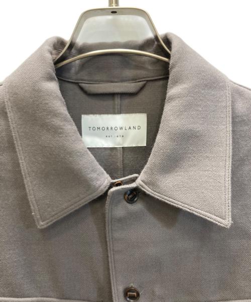 TOMORROW LAND（トゥモローランド）TOMORROW LAND (トゥモローランド) ウール シャツブルゾン グレー サイズ:Mの古着・服飾アイテム