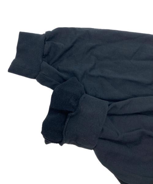 AURALEE（オーラリー）AURALEE (オーラリー) ELASTIC HIGH GAUGE SWEAT HALF ZIP P/O ブラック サイズ:SIZE 5の古着・服飾アイテム