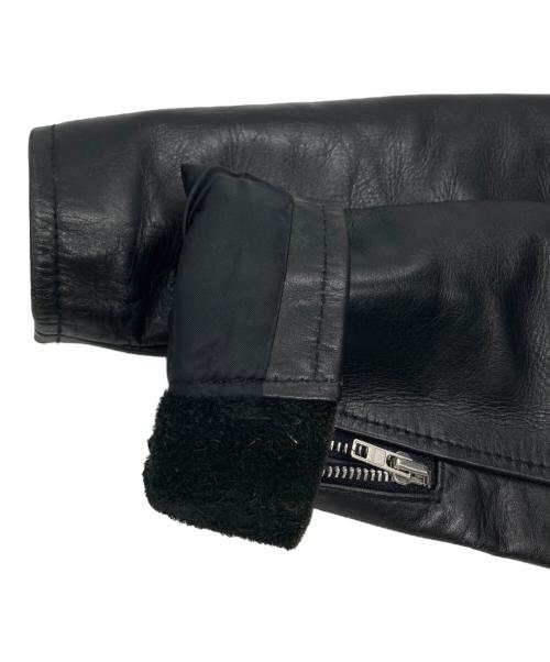 COMME des GARCONS HOMME（コムデギャルソン オム）COMME des GARCONS HOMME (コムデギャルソン オム) シングルライダースジャケット ブラック サイズ:Ｍの古着・服飾アイテム