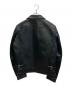 COMME des GARCONS HOMME (コムデギャルソン オム) シングルライダースジャケット ブラック サイズ:Ｍ：110000円