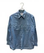 LEVI'Sリーバイス）の古着「シャンブレーワークシャツ」｜インディゴ