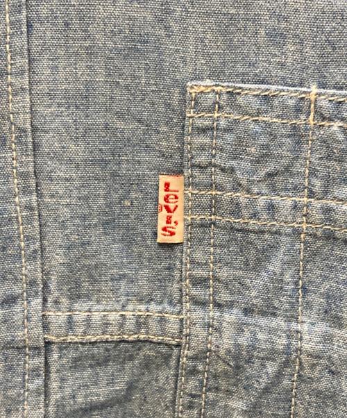 LEVI'S（リーバイス）LEVI'S (リーバイス) シャンブレーワークシャツ インディゴ サイズ:SIZE Mの古着・服飾アイテム