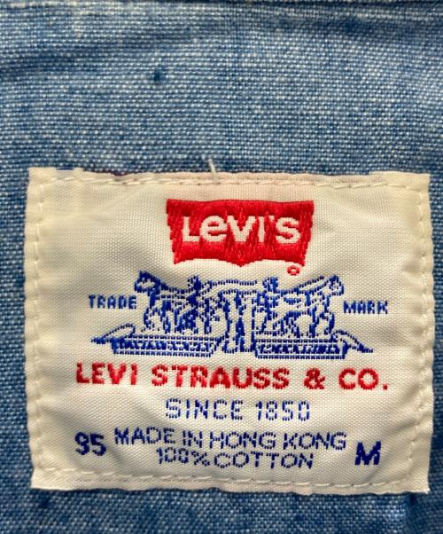 LEVI'S（リーバイス）LEVI'S (リーバイス) シャンブレーワークシャツ インディゴ サイズ:SIZE Mの古着・服飾アイテム