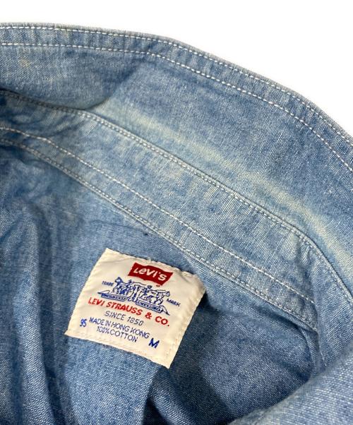 LEVI'S（リーバイス）LEVI'S (リーバイス) シャンブレーワークシャツ インディゴ サイズ:SIZE Mの古着・服飾アイテム