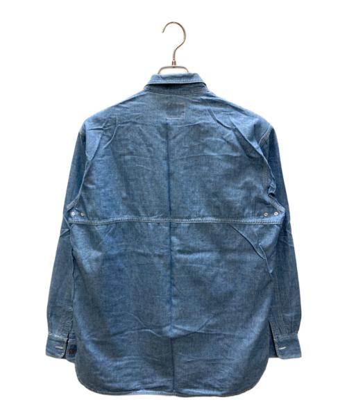 LEVI'S（リーバイス）LEVI'S (リーバイス) シャンブレーワークシャツ インディゴ サイズ:SIZE Mの古着・服飾アイテム