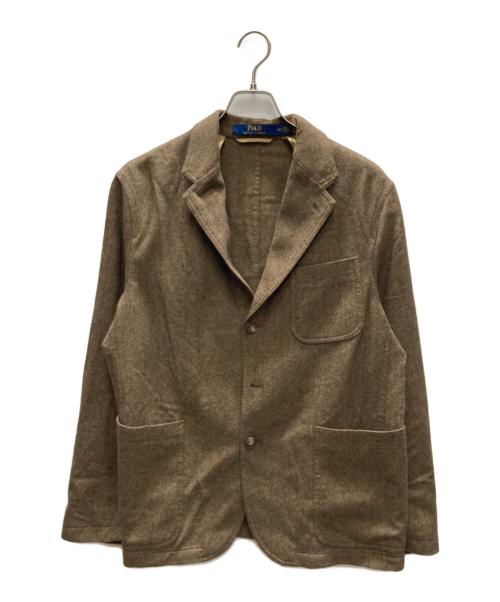 POLO RALPH LAUREN（ポロ・ラルフローレン）POLO RALPH LAUREN (ポロ・ラルフローレン) モダン ヘリンボーン ブレザー Modern Herringbone Blazer ブラウン サイズ:40Sの古着・服飾アイテム