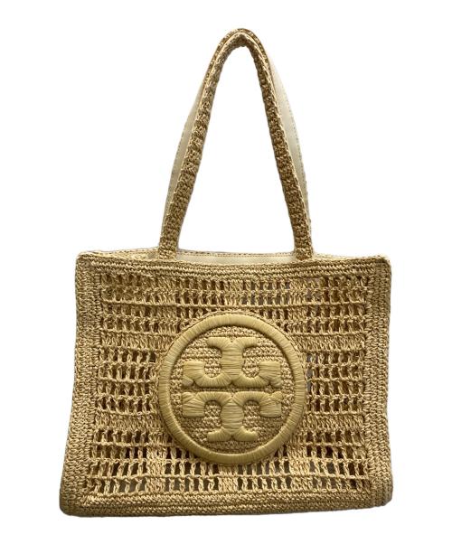 TORY BURCH（トリーバーチ）TORY BURCH (トリーバーチ) エラ ハンドクロシェ ミニトート ベージュの古着・服飾アイテム