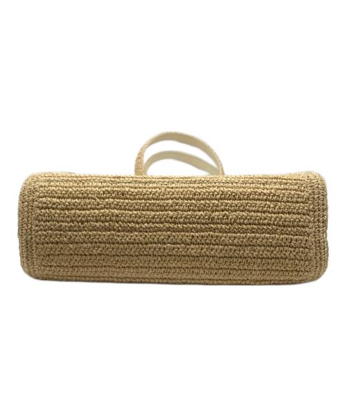 TORY BURCH（トリーバーチ）TORY BURCH (トリーバーチ) エラ ハンドクロシェ ミニトート ベージュの古着・服飾アイテム