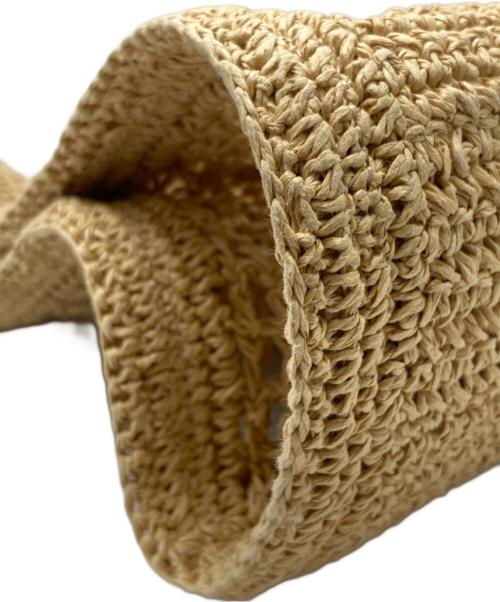 TORY BURCH（トリーバーチ）TORY BURCH (トリーバーチ) エラ ハンドクロシェ ミニトート ベージュの古着・服飾アイテム