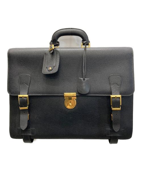 Salvatore Ferragamo（サルヴァトーレ フェラガモ）Salvatore Ferragamo (サルヴァトーレ フェラガモ) ブリーフケース ブラックの古着・服飾アイテム