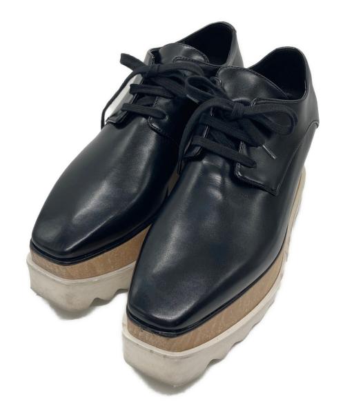 STELLA McCARTNEY（ステラマッカートニー）STELLA McCARTNEY (ステラマッカートニー) エリスプラットフォームジューズ ブラック×ベージュ サイズ:SIZE 36の古着・服飾アイテム