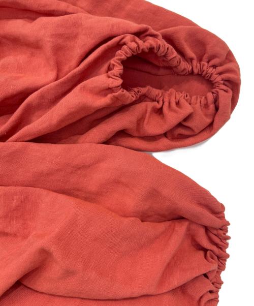 CADUNE（カデュネ）CADUNE (カデュネ) パフ袖サロペット オールインワン オレンジ サイズ:38 未使用品の古着・服飾アイテム