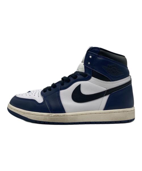 NIKE（ナイキ）NIKE (ナイキ) AIR JORDAN 1 RETRO HIGH OG ネイビー サイズ:SIZE 28cmの古着・服飾アイテム