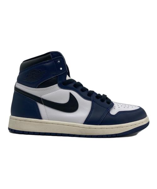 NIKE（ナイキ）NIKE (ナイキ) AIR JORDAN 1 RETRO HIGH OG ネイビー サイズ:SIZE 28cmの古着・服飾アイテム