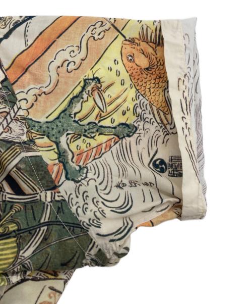 Sun Surf SPECIAL EDITION（サンサーフ・スペシャルエディション）Sun Surf SPECIAL EDITION (サンサーフ・スペシャルエディション) 北斎 (ホクサイ) 宝船の七福神 アロハシャツ ベージュ サイズ:SIZE Sの古着・服飾アイテム