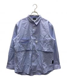 COLUMBIA BLACK LABEL（コロンビアブラックレーベル）の古着「CHEVELON RIM LONG SLEEVE SHIRT」｜インディゴ