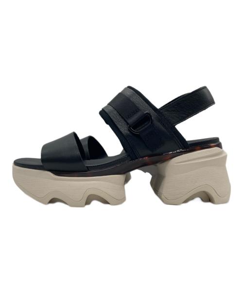 SOREL（ソレル）SOREL (ソレル) KINETIC IMPACT SLINGBACK HEEL SANDAL ブラック サイズ:24.5 未使用品の古着・服飾アイテム