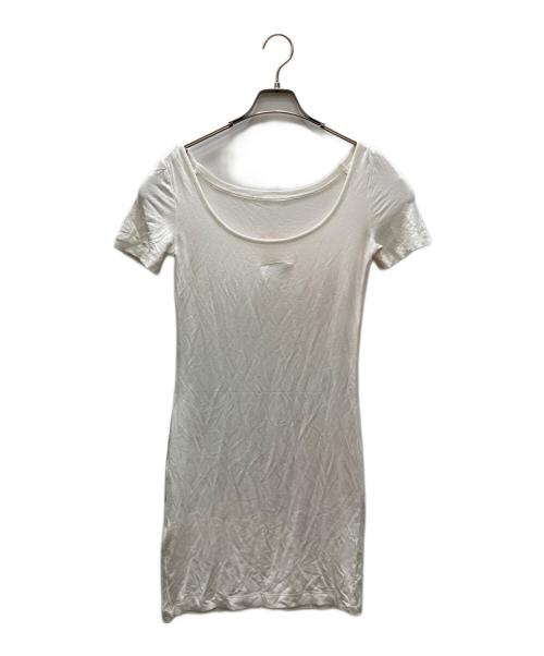 MM6 Maison Margiela（エムエムシックスメゾンマルジェラ）MM6 Maison Margiela (エムエムシックスメゾンマルジェラ) フラワープリントカットソー ホワイト サイズ:SIZE Mの古着・服飾アイテム