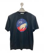 UNDERCOVERアンダーカバー）の古着「TEE FIN CHERRY」｜ブラック