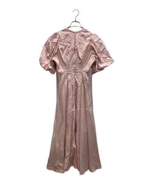 HER LIP TO（ハーリップトゥ）HER LIP TO (ハーリップトゥ) Fountain Lace Up Bow Dress ピンク サイズ:Mの古着・服飾アイテム