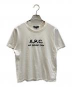 A.P.C.アーペーセー）の古着「ロゴ刺繍Tシャツ」｜ホワイト