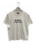 A.P.C.（アーペーセー）の古着「ロゴ刺繍Tシャツ」｜ホワイト