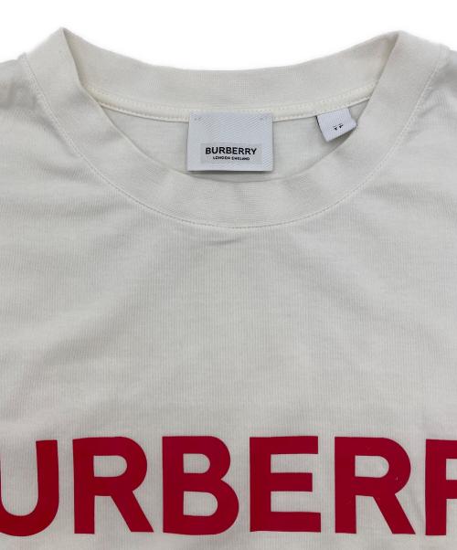 BURBERRY LONDON（バーバリーロンドン）BURBERRY LONDON (バーバリーロンドン) Horse Ferry Print Cotton Tee ホワイト サイズ:SIZE XSの古着・服飾アイテム