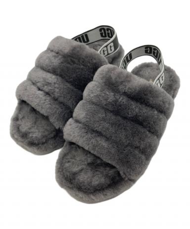 中古・古着通販】UGG (アグ) SUPER FLUFF SLIPPER グレー サイズ:SIZE