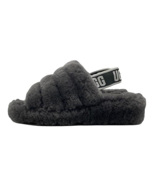 UGG（アグ）UGG (アグ) SUPER FLUFF SLIPPER グレー サイズ:SIZE 23cmの古着・服飾アイテム