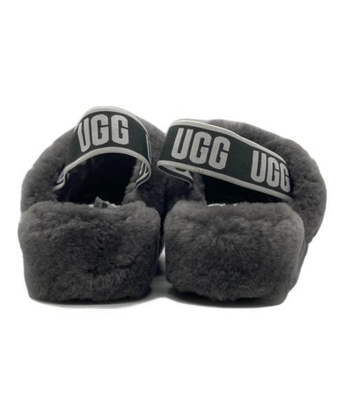 UGG（アグ）UGG (アグ) SUPER FLUFF SLIPPER グレー サイズ:SIZE 23cmの古着・服飾アイテム